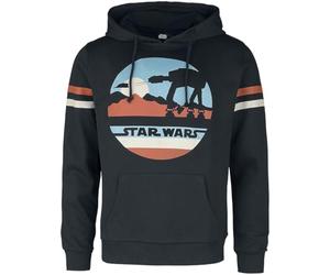 Star Wars Planet Scarif Hombre Sudadera con Capucha Negro 100% algodón Regular