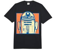 Star Wars Pop Art Style R2-D2 Boxed Close Up Portrait Comfort Colors Adult Heavyweight T-Shirt