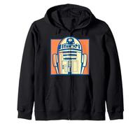 Star Wars Pop Art Style R2-D2 Boxed Close Up Portrait Sudadera con Capucha