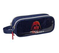 STAR WARS - Portatodo Doble Niño, Estuche Infantil, Estuche Niño, Ideal para Niños en Edad Escolar, Cómodo y Versátil, Calidad y Resistencia, 21x6x8 cm