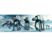 Star Wars Póster de AT-AT Fight (158 x 53 cm) + póster sobre