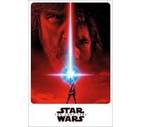 Star Wars: Póster de The Last Jedi Pyramid International Teaser, Papel de 120 g/m², Multicolor, 91,5 x 61 x 0,02 cm