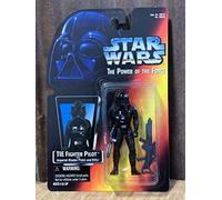 Star Wars Power of the Force Tie Fighter Pilot Red Card Figura de acción con pistola Blaster Imperial Issue