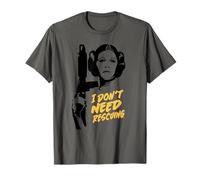 Star Wars Princess Leia Escape I Don't Need Rescuing Camiseta