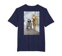 Star Wars R2-D2 C-3PO This is Madness - Camiseta Camiseta, Hombre Tallas Grandes, Azul Marino, 2X Alto