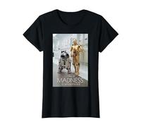Star Wars R2-D2 C-3PO This is Madness - Camiseta Camiseta, Mujer, Negro, L