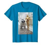 Star Wars R2-D2 C-3PO This is Madness - Camiseta Camiseta, Niños, Zafiro, 2 años