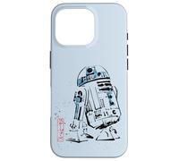 Star Wars R2-D2 Japan Sumi-e Ink Wash Painting Style Carcasa para iPhone 16 Pro