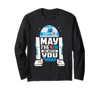 Star Wars R2-D2 May The 4th Be with You 2026 Star Wars Day Manga Larga