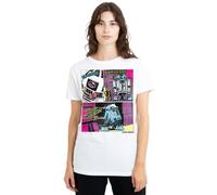 Star Wars R2d2 to The Rescue Ladies T Shirt, White Camiseta, Blanco, XL para Mujer
