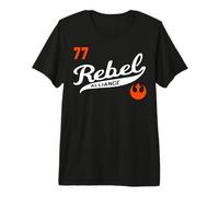 Star Wars Rebel Alliance 77 Classic Resistance Logo Baseball Camiseta Premium