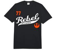 Star Wars Rebel Alliance 77 Classic Resistance Logo Baseball Comfort Colors Adult Heavyweight T-Shirt