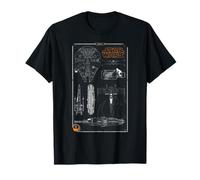 Star Wars Rebel Ship Schematics Dark Camiseta