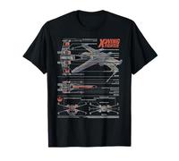 Star Wars Rebel X-Wing Fighter T-65B Schematic Blueprint Camiseta
