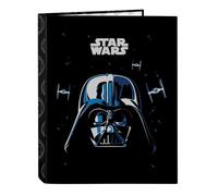 STAR WARS REBELLION - Carpeta con Folios 4 Anillas, Ideal para Niños de Diferentes Edades, Cómoda y Versátil, Calidad y Resistencia, 26.5x33 cm