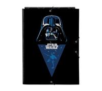STAR WARS REBELLION - Carpeta Folio con 3 Solapas, Ideal para Niños de Diferentes Edades, Cómoda y Versátil, Calidad y Resistencia, 26x36.5 cm