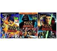 Star Wars Rebels Season 1-3 Complete DVD Collection (Star Wars Rebels Season 1 / Star Wars Rebels Season 2 / Star Wars Rebels Season 3)
