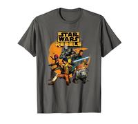 Star Wars Rebels The Good Guys Camiseta, Hombre, Asfalto, L
