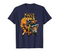 Star Wars Rebels The Good Guys Camiseta, Hombre, Azul Marino, 4XL