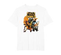 Star Wars Rebels The Good Guys Camiseta, Hombre Tallas Grandes, Blanco, 4X Alto