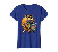 Star Wars Rebels The Good Guys Camiseta, Mujer, Azul Real, S