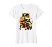 Star Wars Rebels The Good Guys Camiseta, Mujer, Blanco, S