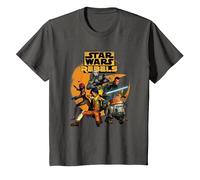 Star Wars Rebels The Good Guys Camiseta, Niños, Asfalto, 4 años