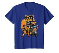 Star Wars Rebels The Good Guys Camiseta, Niños, Azul Real, 8 años