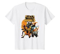 Star Wars Rebels The Good Guys Camiseta, Niños, Blanco, 4 años