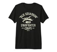 Star Wars Red Squadron Starfighter Corps Rebel Base Yavin 4 Camiseta Premium