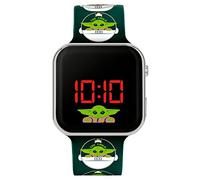 Star Wars - , Reloj de Pulsera Niños, Black & Green Printed, MNL4034