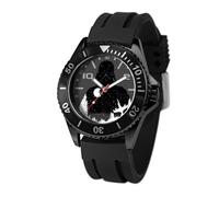 STAR WARS Reloj para adultos, reloj analógico con correa de cuarzo con bisel de Honors Diver, Negro -, Goma Honor