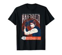 Star Wars Retro Poster Han Solo Camiseta