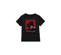 Star Wars Return of The Jedi Block Unisex Kids T Shirt Camiseta, Negro, 7-8 años para Niños