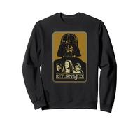 Star Wars Return of The Jedi Darth Vader Sudadera, Unisex para Adultos, Negro, XXL