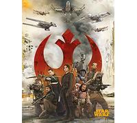 Star Wars Rogue Uno - Rebeldes 60 x 80 cm Lienzo impresión, Multicolor