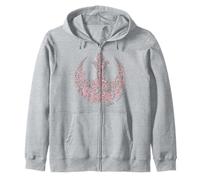Star Wars Rose Rebel Emblem Sudadera con Capucha