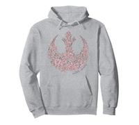 Star Wars Rose Rebel Emblem Sudadera con Capucha