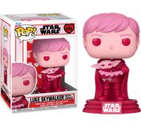 Star Wars SAN VALENTÍN Luke Con Grogu Rosa 9.5cm Pop Vinyl Figura Funko 494