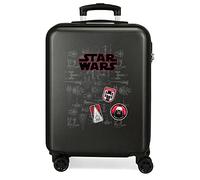 Star Wars Space Mission Maleta de Cabina Negro 38x55x20 cms Rígida ABS Cierre de combinación Lateral 35 2 kgs 4 Ruedas Dobles Equipaje de Mano