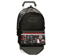Star Wars Space Mission Mochila Escolar para Portátil con Carro 15,6" Negro 31x44x17,5 cms Poliéster 23,87L