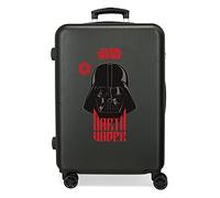Star wars Squad Darh Vader Maleta Mediana Negro 46x65x23 cms Rígida ABS Cierre de combinación Lateral 56L 3 kgs 4 Ruedas Dobles
