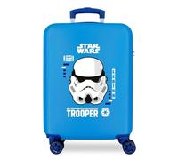 Star Wars Storm Maleta de Cabina Azul 38x55x20 cms Rígida ABS Cierre de combinación Lateral 34L 2 kgs 4 Ruedas Dobles Equipaje de Mano