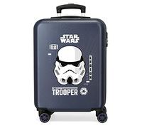 Star Wars Storm Maleta de Cabina Azul 38x55x20 cms Rígida ABS Cierre de combinación Lateral 34L 2 kgs 4 Ruedas Dobles Equipaje de Mano
