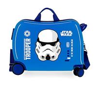 Star Wars Storm Maleta Infantil Azul 50x38x20 cms Rígida ABS Cierre de combinación Lateral 34L 1,8 kgs 4 Ruedas Equipaje de Mano