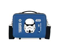 Star Wars Storm Neceser Adaptable con Bandolera Azul 29x21x15 cms Rígido ABS 9,14L