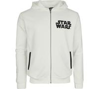 Star Wars Stormtrooper Hombre Capucha con Cremallera Blanco M 60% algodón, 40% poliéster Regular