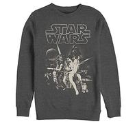 Star Wars 0 Sudadera, Char Htr, XL para Hombre