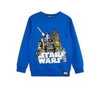 Star Wars Sudadera para niños Guerra de Las Galaxias Azul 7-8 Años