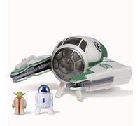 Star Wars SWJ0008 - Yoda's Starfighter, vehículo Oficial de 7,5 cm con Figuras